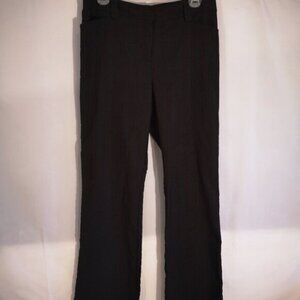 George Ladies Black Red Grey Pinstripe Made In Canada Dress Pants